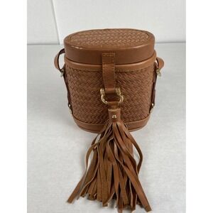 Sancia Luna Canteen Bag, Leather Brown Purse